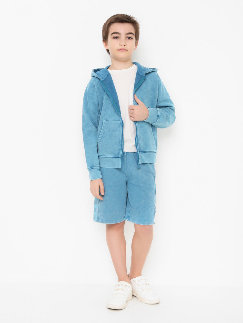 Хлопковая толстовка с принтом Stella McCartney kids - МодельОбщийВид