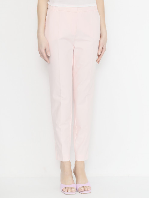 Укороченные брюки из хлопка с карманами Luisa Spagnoli - МодельВерхНиз