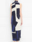 Платье из шелка с узором Max Mara  –  Модель Верх-Низ1