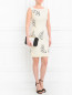 Платье-футляр декорированное вышивкой Moschino  –  Модель Общий вид