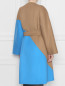 Пальто из шерсти, удлиненное, с поясом Marina Rinaldi  –  МодельВерхНиз1