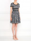 Платье с коротким рукавом и сетчатой вставкой на подоле Moschino Boutique  –  Модель Общий вид