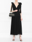 Платье из вискозы, шелка и хлопка с вышивкой Elie Saab  –  МодельОбщийВид