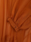 Блуза из шелка, со сборкой Alberta Ferretti  –  Деталь1