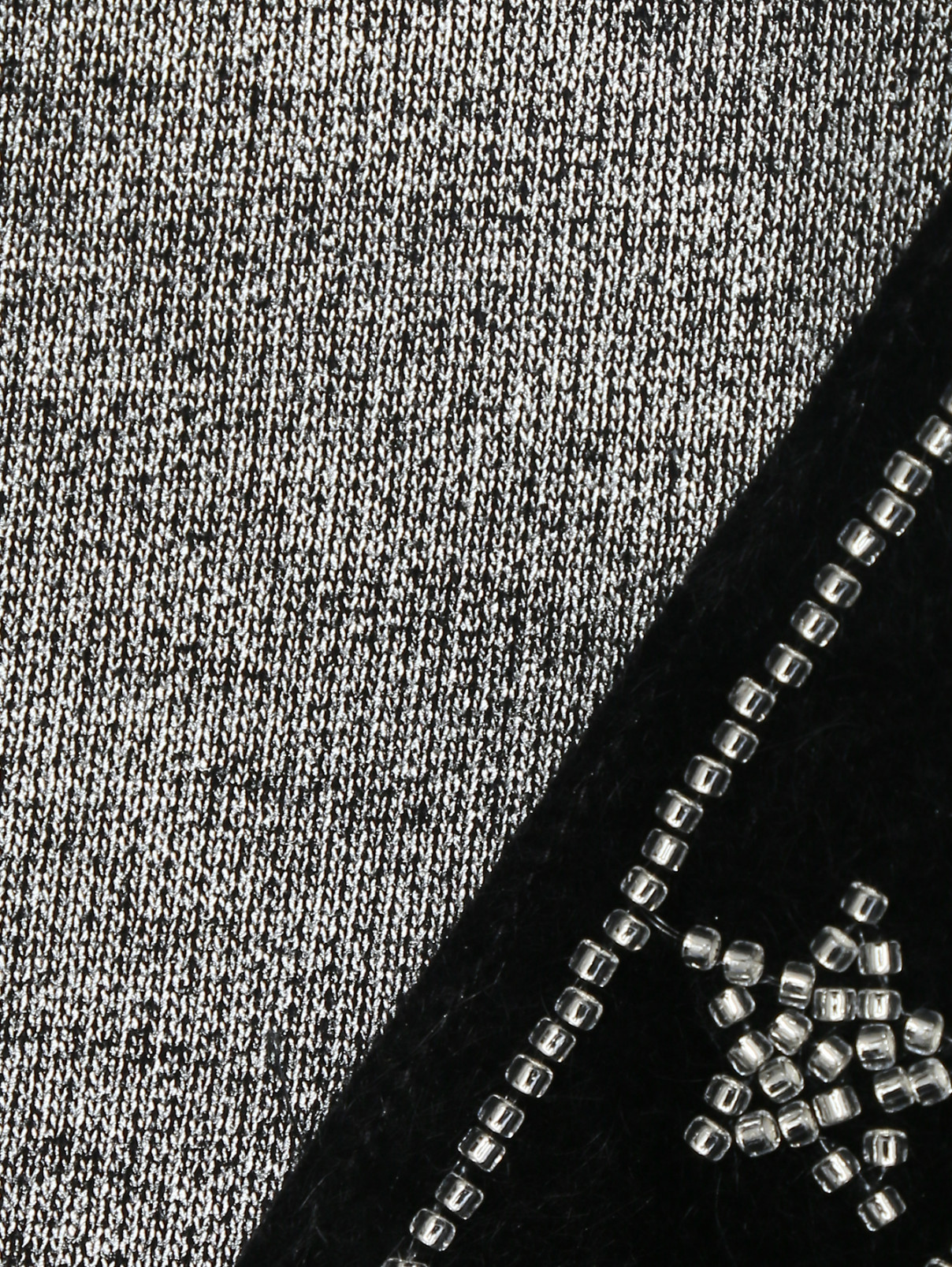 Трикотажное платье с аппликацией Gaelle  –  Деталь  – Цвет:  Серый