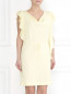 Трикотажное платье с декоративными оборками Valentino  –  Модель Верх-Низ