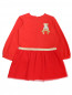 Платье с юбкой из сетки Moschino Baby  –  Общий вид