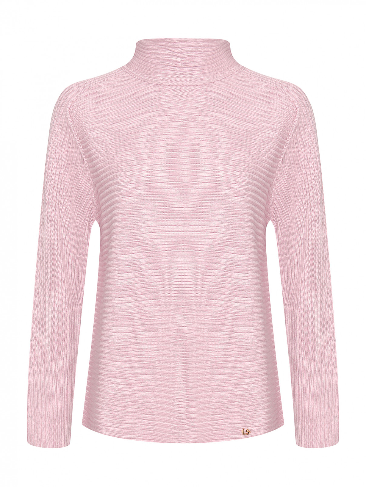 Шерстяной свитер Luisa Spagnoli  –  Общий вид  – Цвет:  Фиолетовый