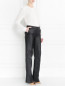 Широкие брюки из фактурной ткани Barbara Bui  –  Модель Общий вид