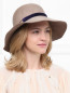Шляпа из шерсти с декоративной отделкой Eugenia Kim  –  МодельОбщийВид