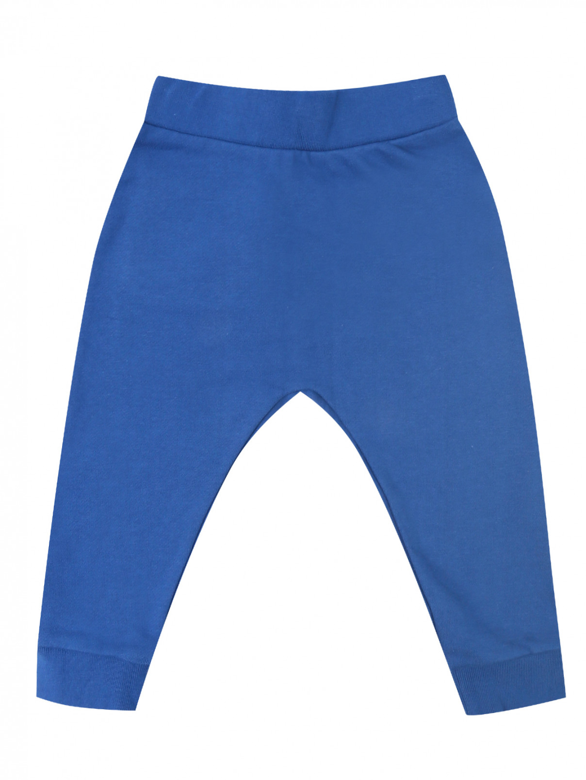Трикотажные брюки на резинке Paul Smith Junior  –  Общий вид  – Цвет:  Синий