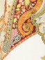 Платье-мини из шелка с узором "пейсли" и боковыми карманами Etro  –  Деталь