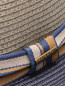 Плетеная шляпа с узором Stetson  –  Деталь