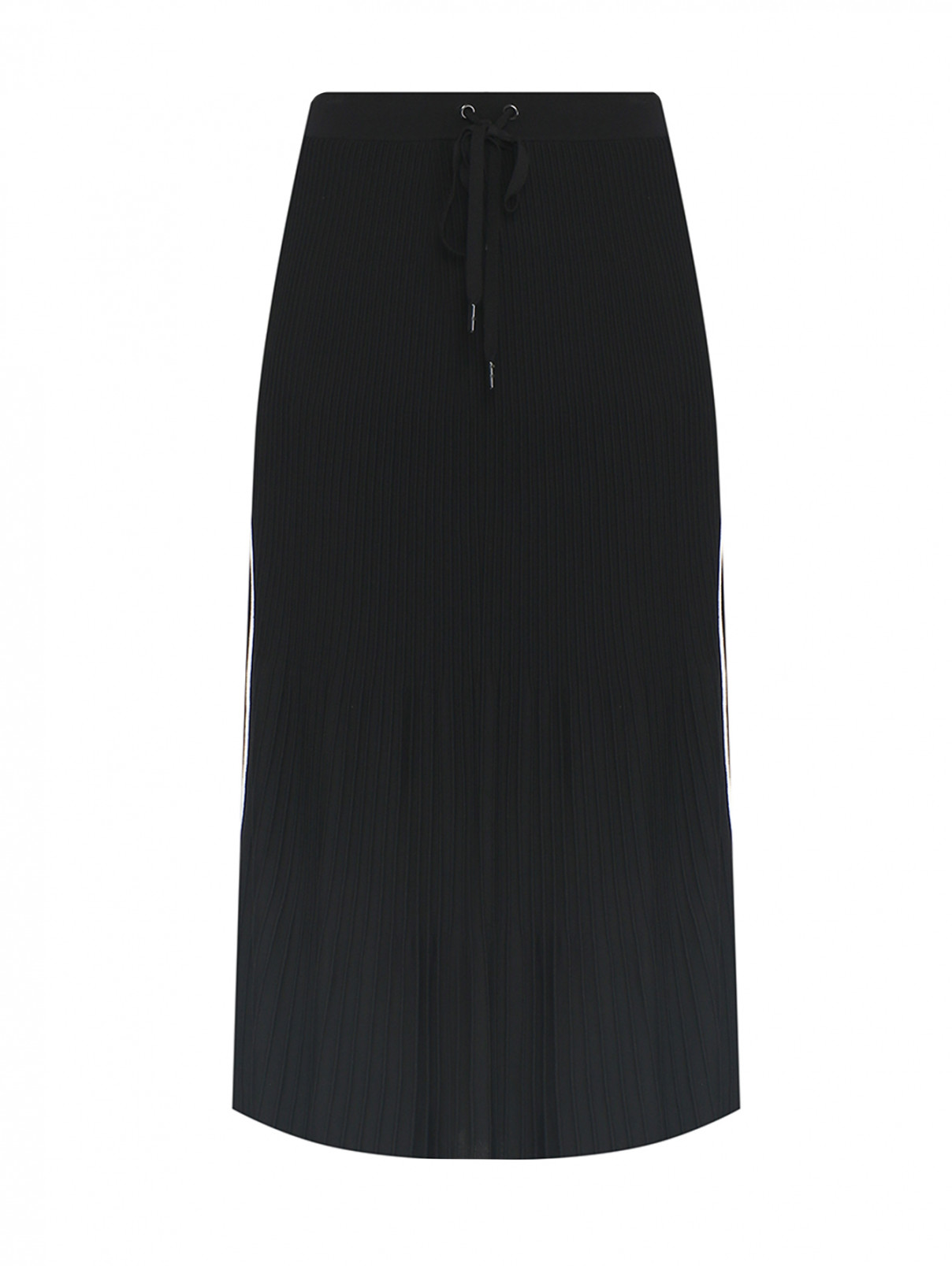 Плиссированная юбка на резинке Michael by MK  –  Общий вид  – Цвет:  Черный