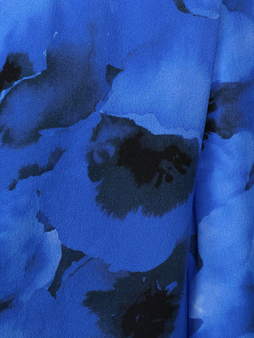 Блуза из шелка с цветочным узором - Деталь1