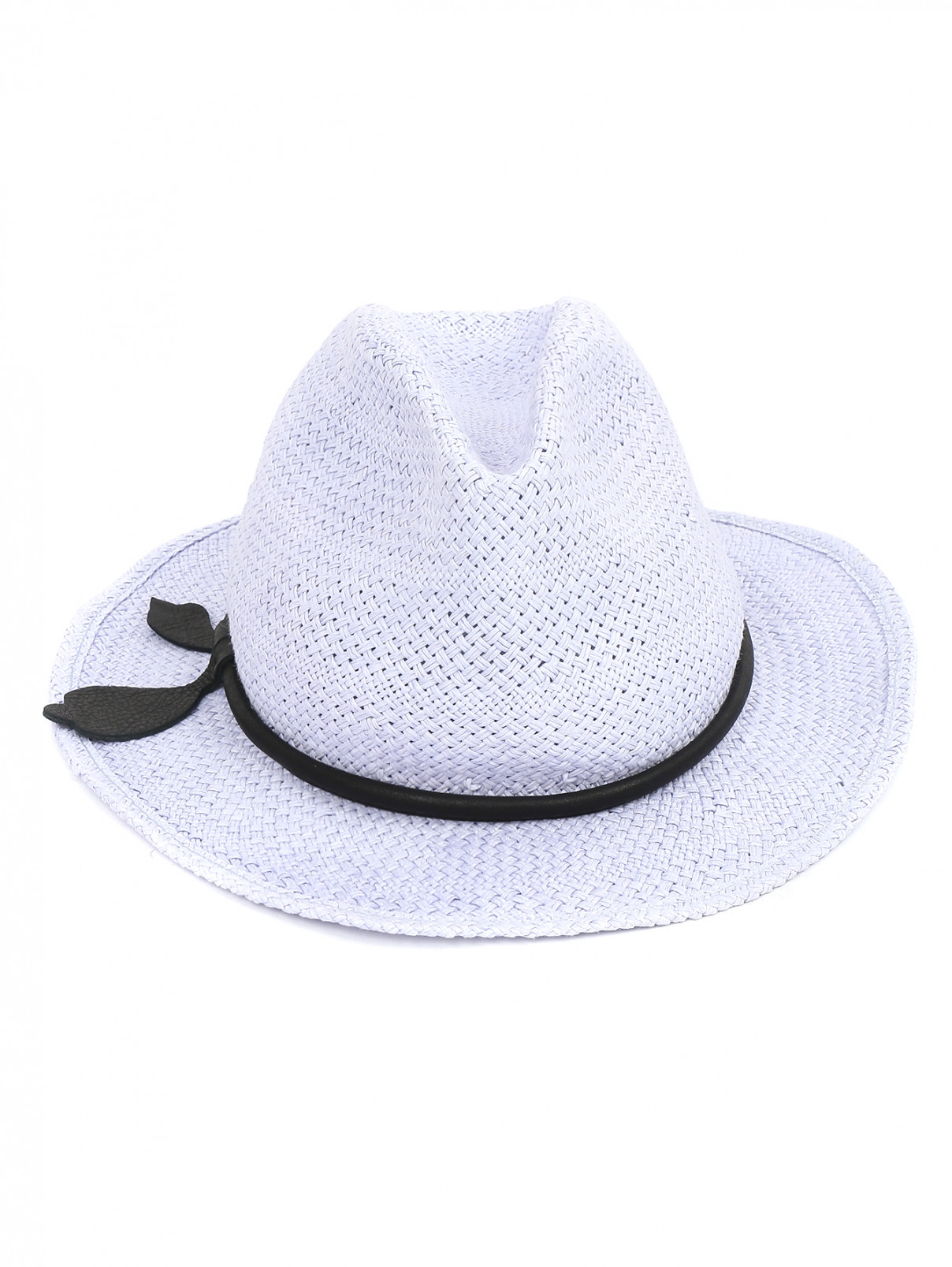 Шляпа с контрастной отделкой Emporio Armani  –  Обтравка1  – Цвет:  Фиолетовый