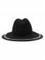 Шляпа из шерсти с декором Ermanno Scervino  –  Обтравка2