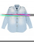 Рубашка с карманами и металлическими кнопками Reiko  –  