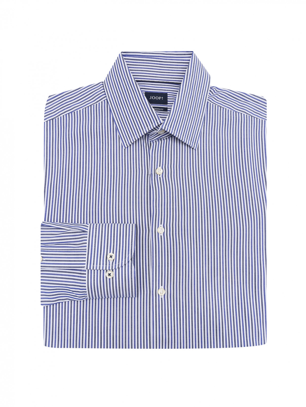 Рубашка из хлопка с узором полоска Joop  –  Общий вид  – Цвет:  Узор
