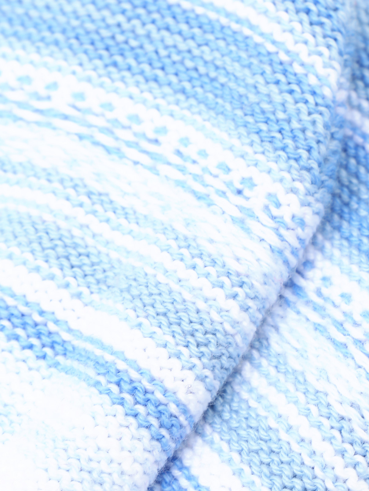 Варежки из шерсти с узором "полоска" Maximo  –  Деталь  – Цвет:  Синий