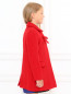 Пальто из смешанной шерсти с декором "бант" Moschino Teen  –  Модель Верх-Низ2