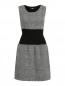 Платье из шерсти с трикотажной вставкой на талии Jil Sander  –  Общий вид