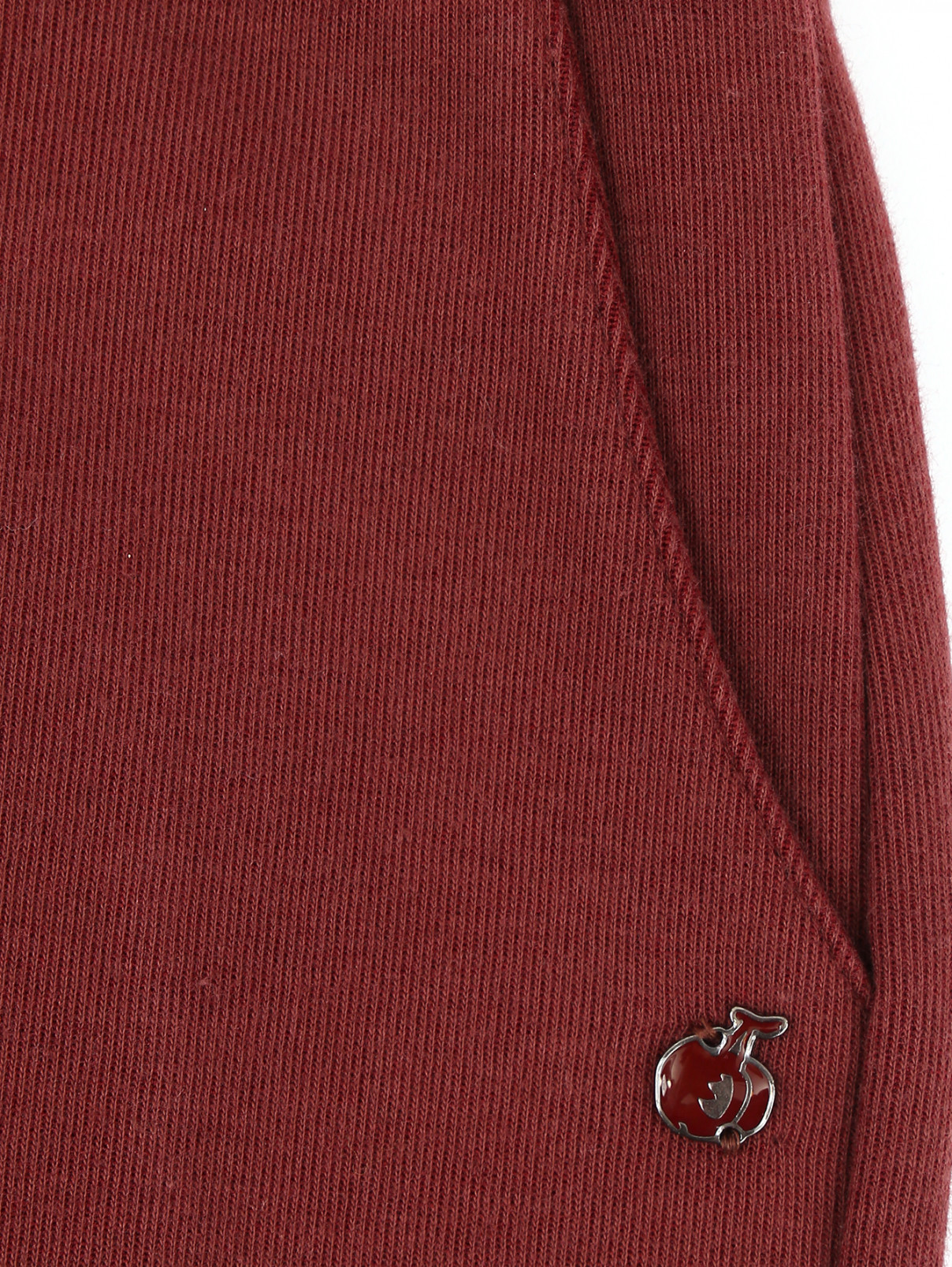 Брюки трикотажные с карманами BOSCO  –  Деталь  – Цвет:  Красный