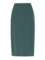 Юбка хлопковая с лампасами Calvin Klein 205W39NYC  –  Общий вид