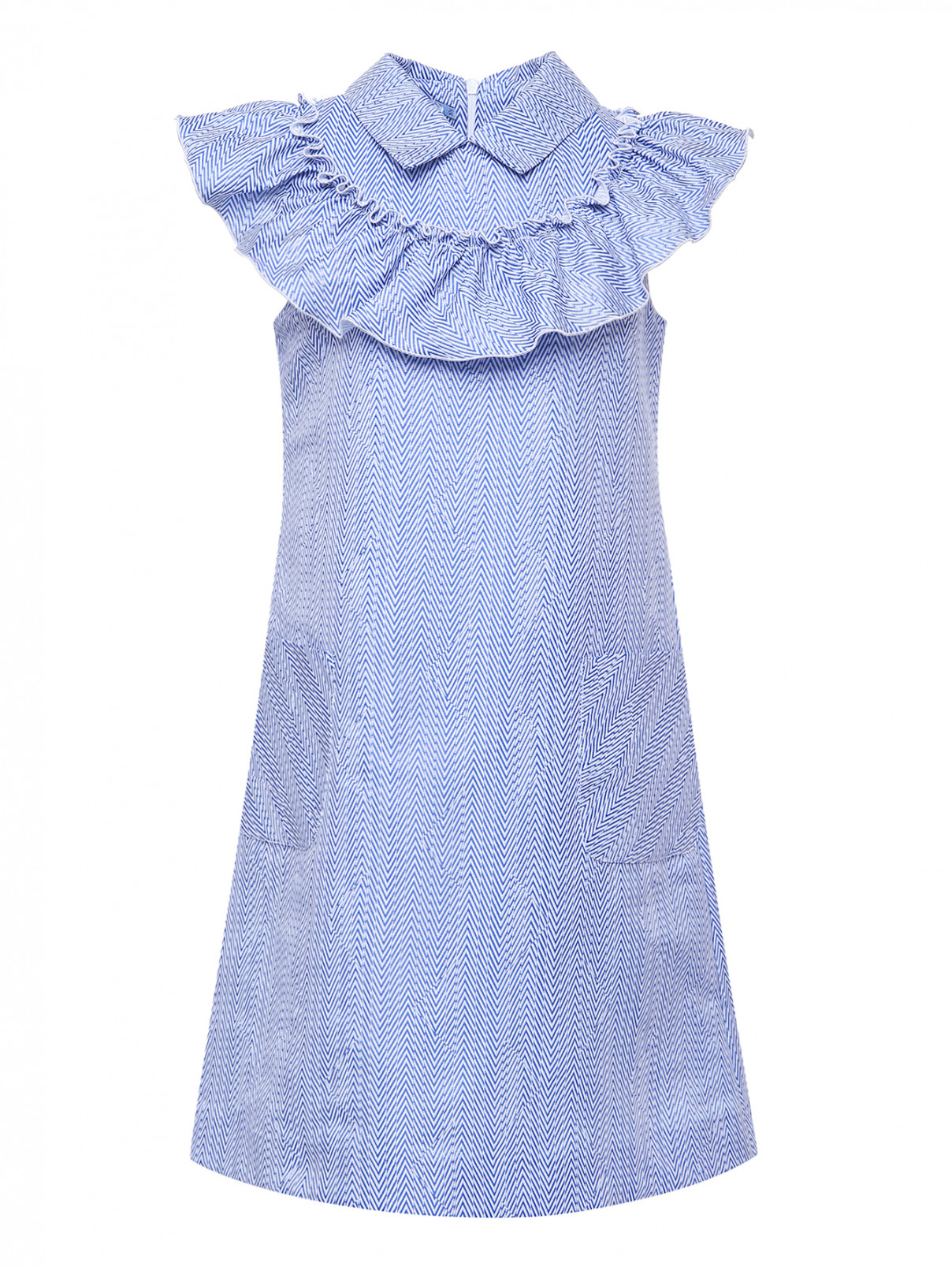 Платье с узором и карманами MiMiSol  –  Общий вид  – Цвет:  Узор