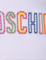 Толстовка из хлопка с логотипом Moschino  –  Деталь