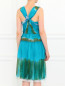 Платье из шелка с узором Alberta Ferretti  –  Модель Верх-Низ1