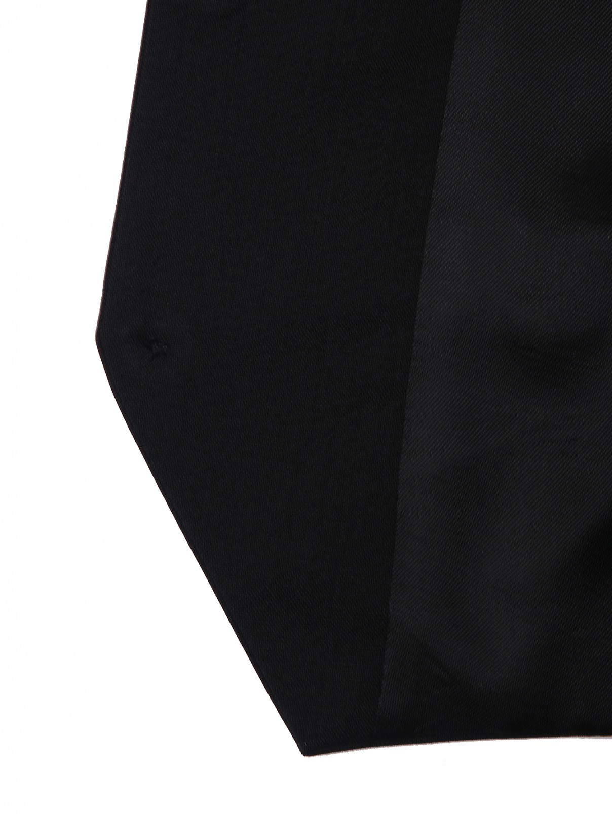 Жилет из шерсти с карманами Dal Lago  –  Деталь  – Цвет:  Черный