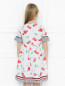 Платье хлопковое на завышенной талии Aletta Couture  –  МодельВерхНиз1