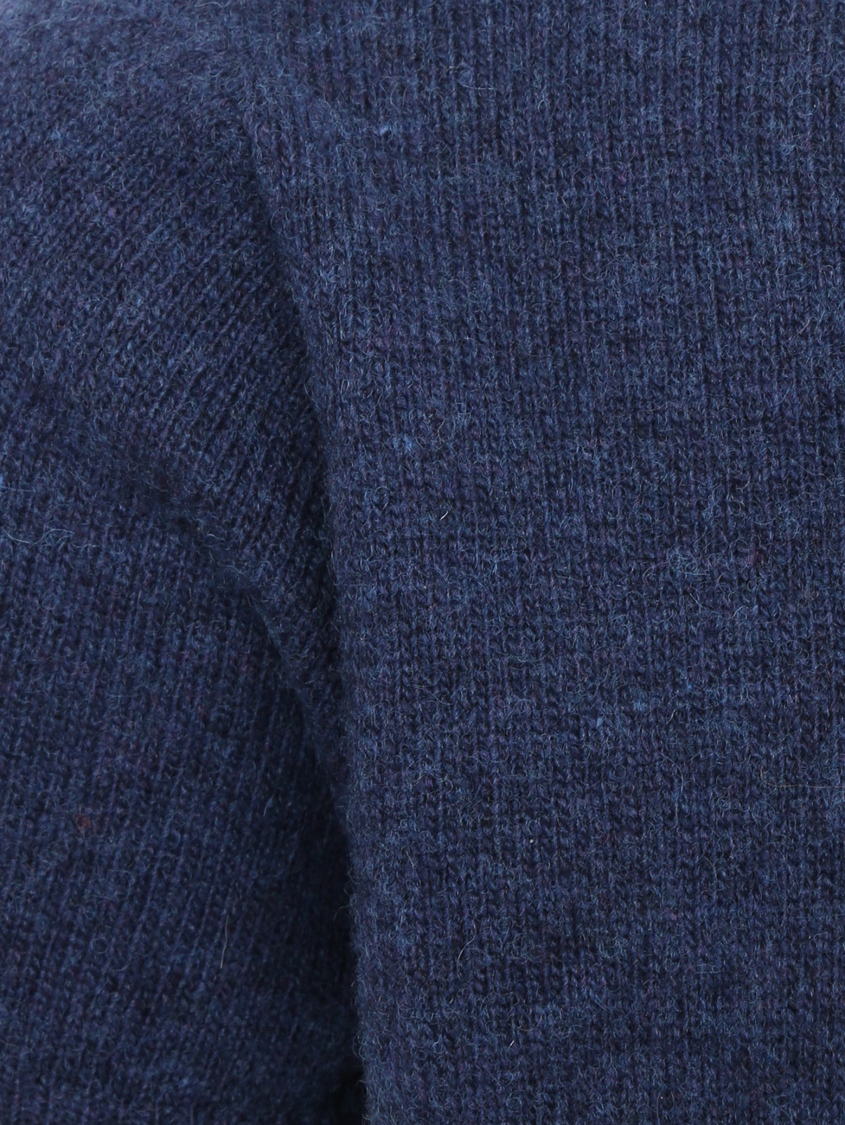 Джемпер из смешанной шерсти с короткими рукавами Kuxo  –  Деталь  – Цвет:  Синий