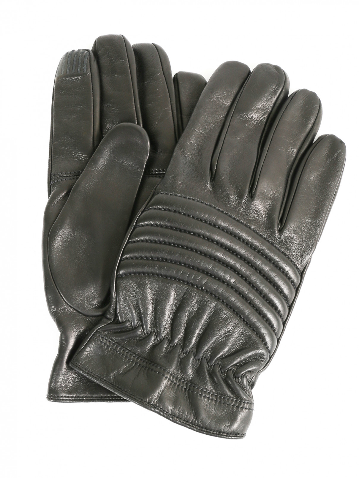 Перчатки из кожи Portolano  –  Общий вид  – Цвет:  Черный