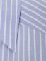 Блуза из хлопка в полоску MM6  –  Деталь