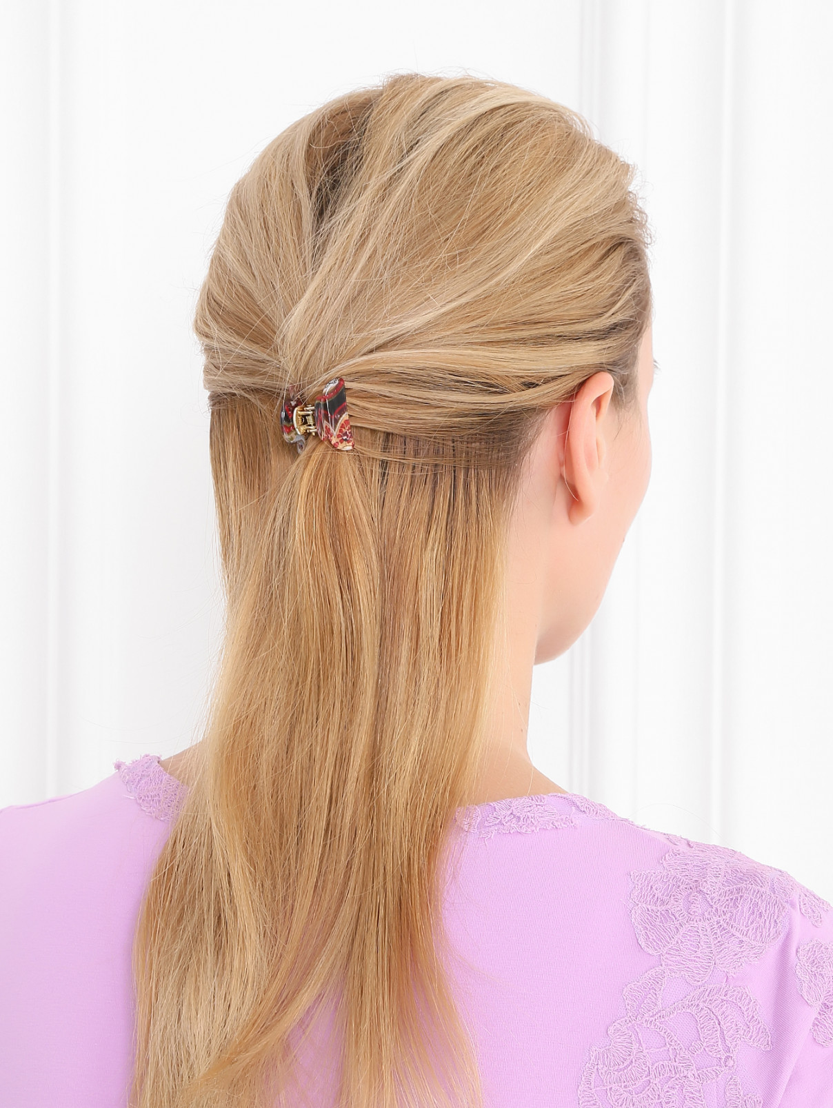 Заколка для волос с узором Janeke  –  Модель Общий вид  – Цвет:  Узор