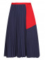 Плиссированная юбка с контрастной вставкой Antonio Marras  –  Общий вид