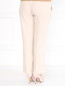 Прямые брюки на резинке с боковыми карманами Marina Rinaldi  –  Модель Верх-Низ1