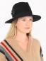 Шляпа из шерсти декорированная пайетками Dsquared2  –  Модель Общий вид
