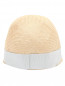 Шляпа из соломы с контрастной отделкой Federica Moretti  –  Обтравка2