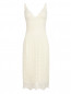 Кружевное платье-футляр из шерсти Ermanno Scervino  –  Общий вид