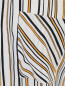 Удлиненная блуза из шелка с узором "полоска" Dorothee Schumacher  –  Деталь