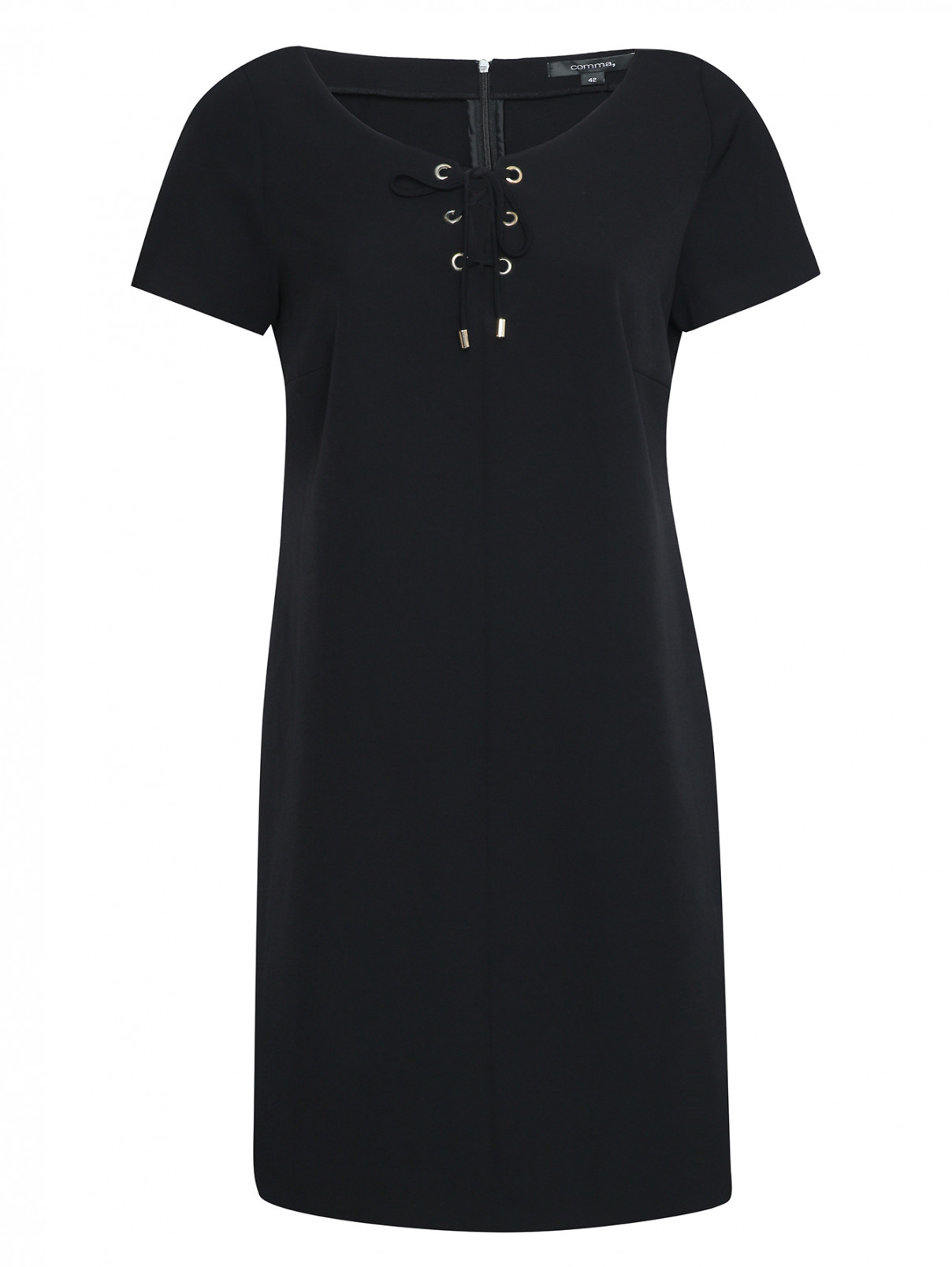 Платье-мини с коротким рукавом Comma  –  Общий вид