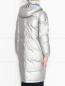 Удлиненное пуховое пальто с капюшоном BOSCO  –  МодельВерхНиз1