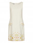 Платье-мини с вышивкой из бисера Moschino  –  Общий вид
