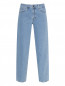 Укороченные джинсы из светлого денима BOSCO  –  Общий вид