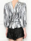 Блуза из шелка свободного кроя с открытой спиной Isabel Marant  –  МодельВерхНиз1