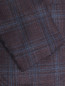 Пиджак из шелка смешанного с кашемиром с узором клетка Isaia  –  Деталь