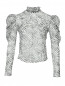 Блуза из хлопка и шелка с узором Isabel Marant  –  Общий вид